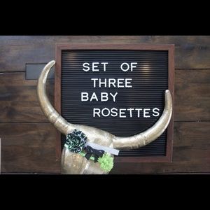 3 brand new, never worn hair bows